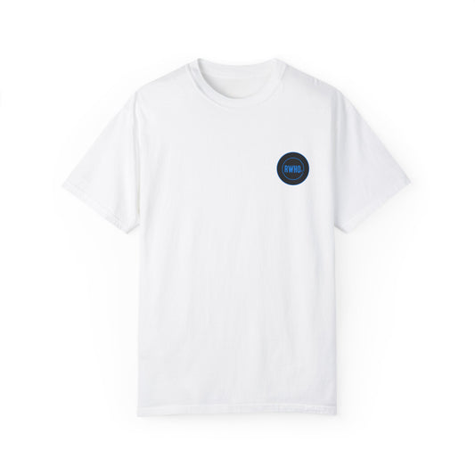 Unisex Garment-Dyed T-Shirt - Retro Circle Design